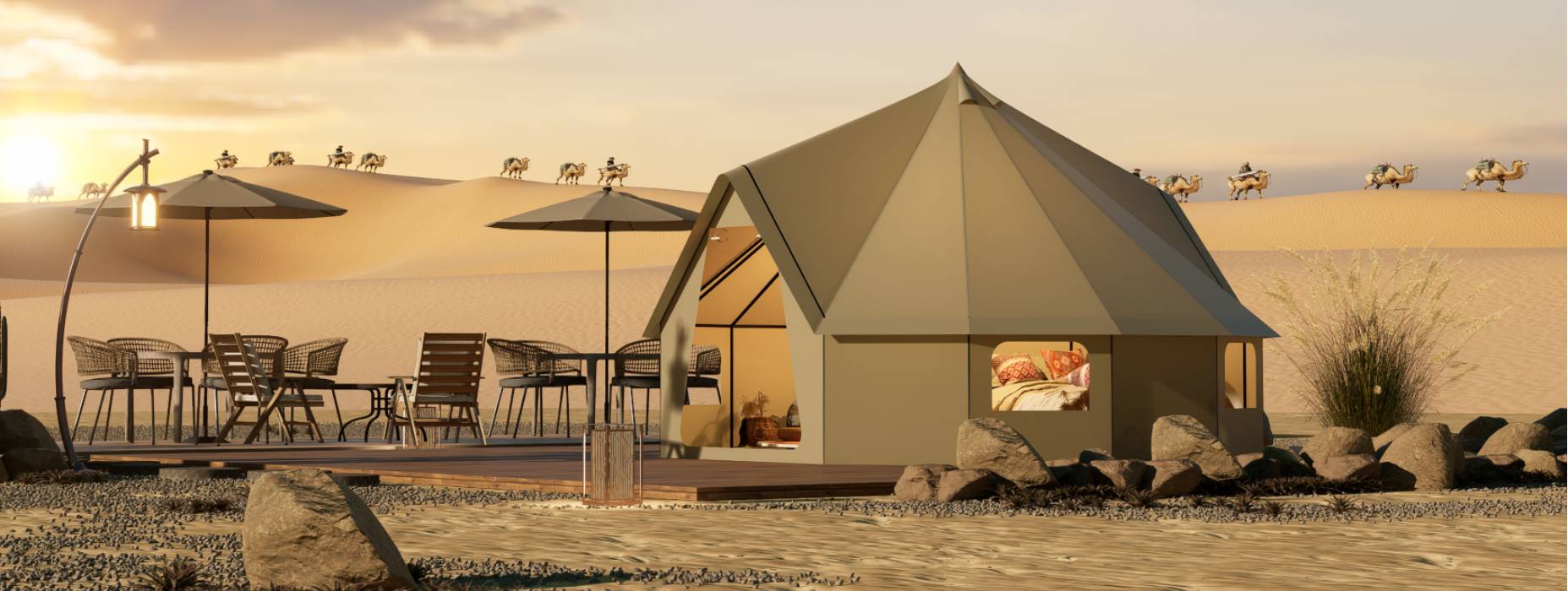 长春露营酒店帐篷产品